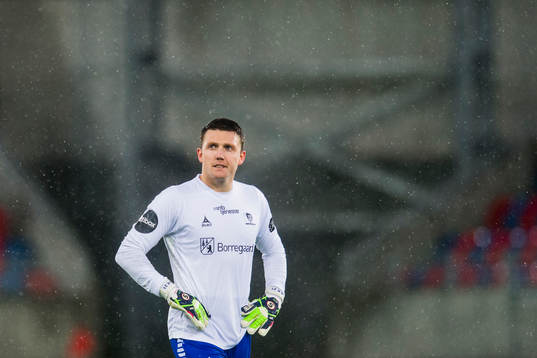 Goalkeeper Anders Kristiansen of Sarpsborg
