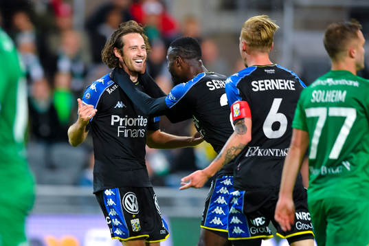 IFK Göteborgs Mikkel Diskerud jublar