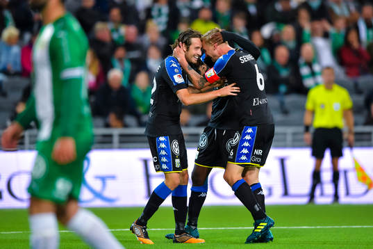 IFK Göteborgs Mikkel Diskerud jublar