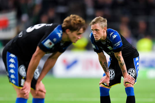 IFK Göteborgs Sören Rieks deppar