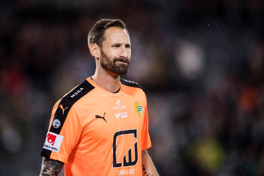 Hammarbys målvakt Johan Wiland
