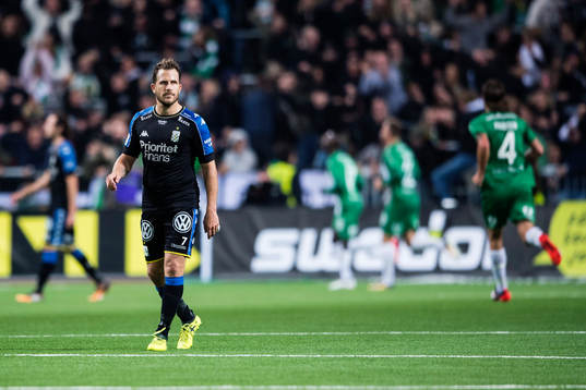IFK Göteborgs Tobias Hysén deppar