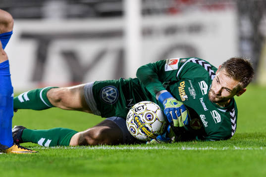 Kalmars målvakt Lucas Hägg-Johansson
