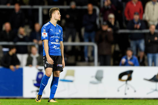 Halmstads Gabriel Gudmundsson deppar