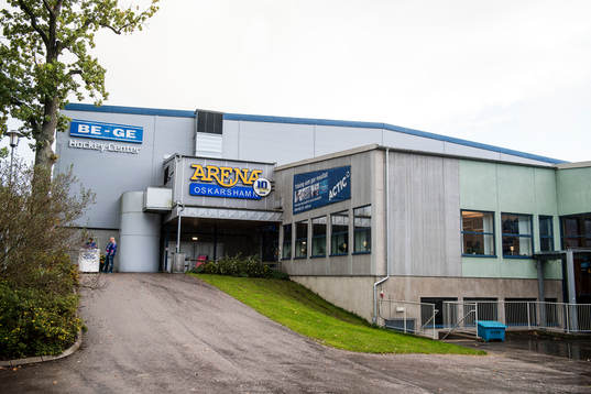 Exteriör av Be-Ge Hockeycenter