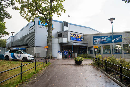 Exteriör av Be-Ge Hockeycenter
