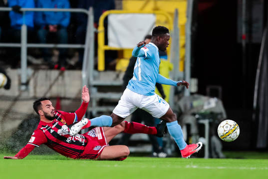 Östersunds Brwa Nouri och Malmö FFs Kingsley Sarfo