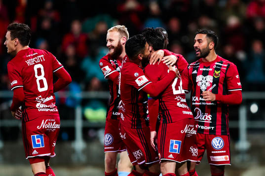 Östersunds Brwa Nouri jublar