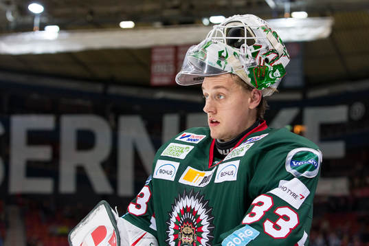 Frölundas målvakt Johan Mattsson