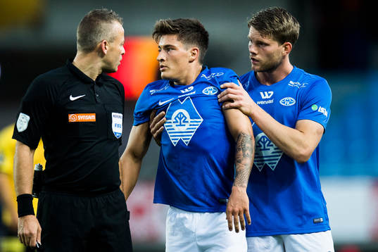Mathias Normann and Bjørn Bermann Sigurdarson of Molde