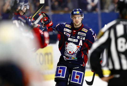 Linköpings Andrew Gordon jublar