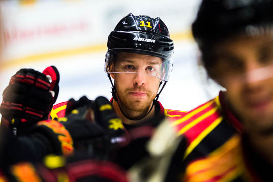 Brynäs Kevin Clark jublar