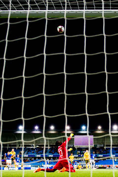 Goalkeeper Arnold Otieno Origi of Lillestrøm