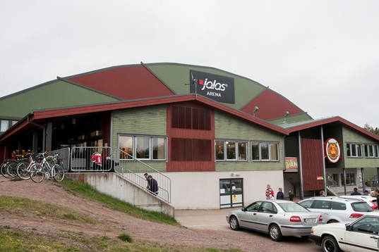 Jalas Arena exteriör i ishockeymatchen i SHL mellan Mora