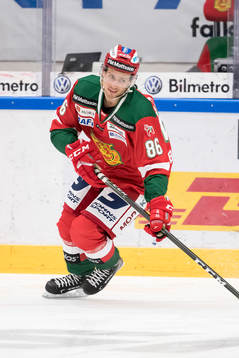 Moras Mathias Bromé  i ishockeymatchen i SHL mellan Mora