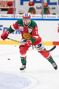 Moras Fabian Gunnarsson  i ishockeymatchen i SHL mellan