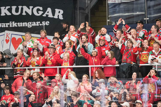 Moras klack i ishockeymatchen i SHL mellan Mora och Rögle