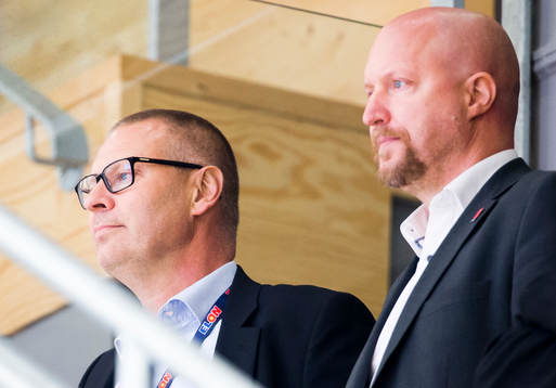 Örebro Hockeys VD Mikael Johansson och sportchef Niklas