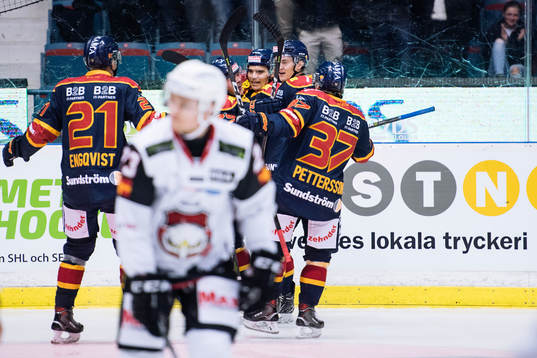 Djurgårdens spelare jublar