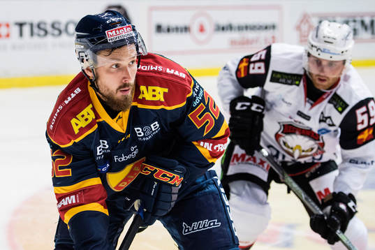 Djurgårdens Mikael Ahlén och Malmö Redhawks Anton