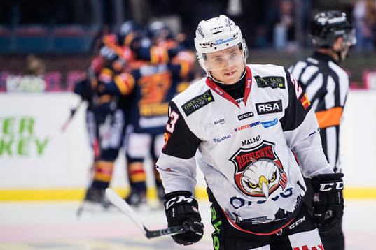 Malmö Redhawks Christoffer Forsberg deppar