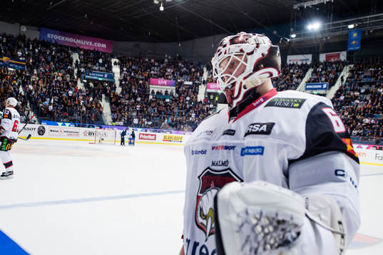 Malmö Redhawks målvakt Oscar Alsenfelt