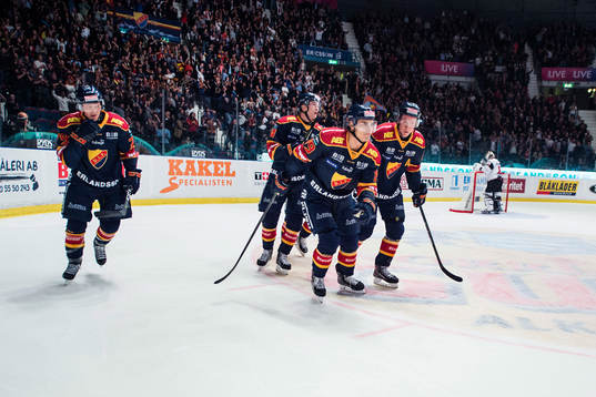 Djurgårdens Patrik Lundh,  Marcus Högström, Rene Bourque