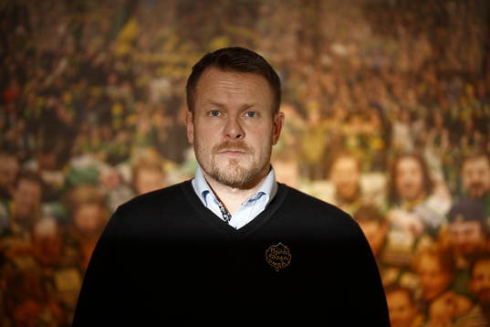 Björklövens tränare Joakim Fagervall
