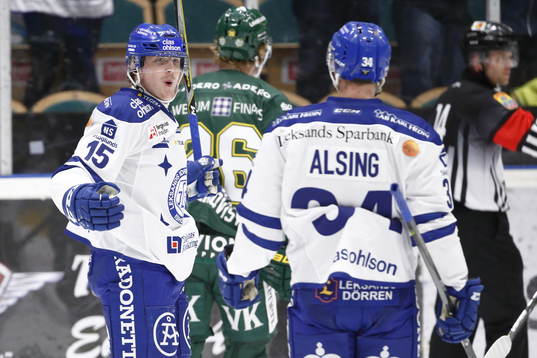 Leksands Johan Porsberger jublar