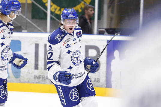 Leksands Fredrik Forsberg jublar