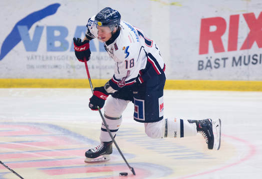 Linköpings Jacob Lilja gör mål till 0-1