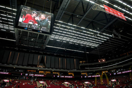 Malmö Arena innan ishockeymatchen i SHL mellan Malmö