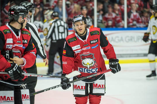 Malmö Redhawks Johan Olofsson deppar
