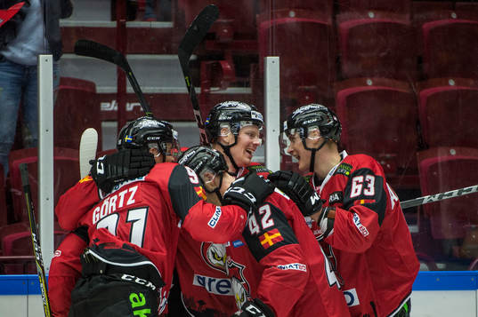 Malmö Redhawks Lars Bryggman jublar
