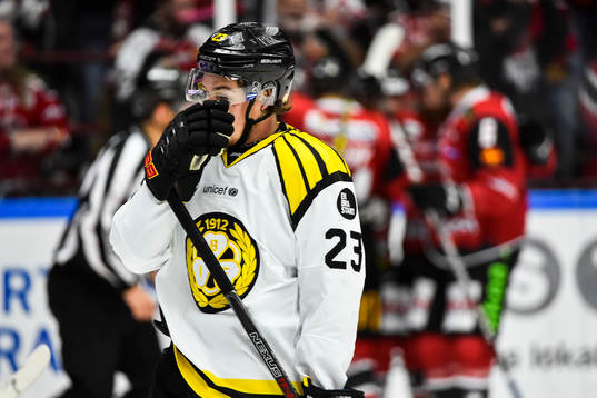 Brynäs Lucas Carlsson deppar