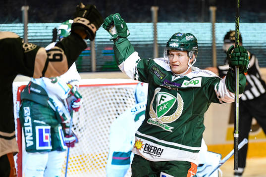 Färjestads Marcus Nilsson jublar