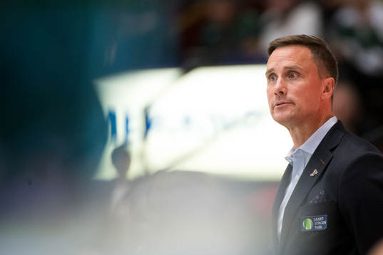 Frölundas tränare Roger Rönnberg deppar