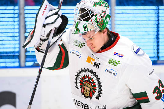 Frölundas målvakt Johan Mattsson