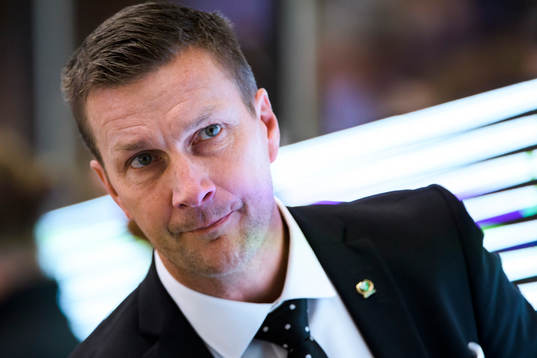 Färjestads tränare Johan Pennerborn