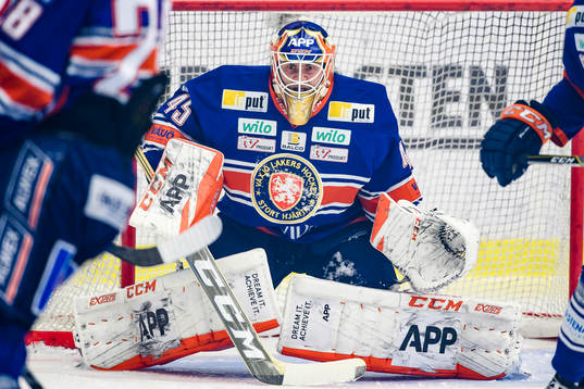 Växjös målvakt Viktor Andrén