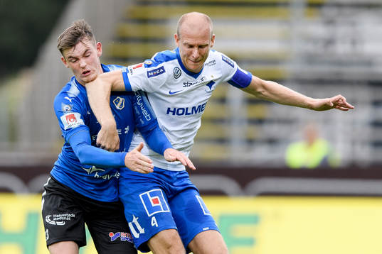 Halmstads Jonathan Svedberg och Norrköpings Andreas