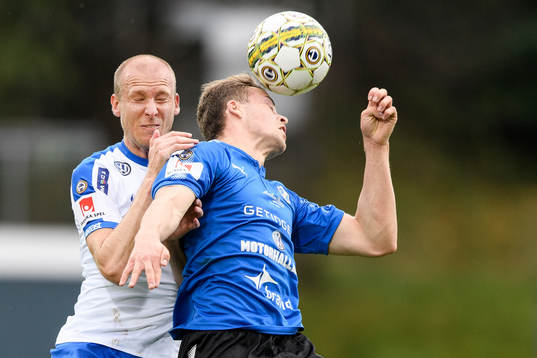 Norrköpings Andreas Johansson och Halmstads Tryggvi Hrafn