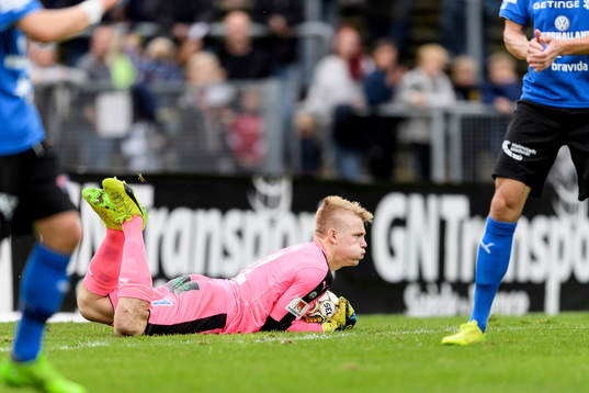 Halmstads målvakt Isak Pettersson