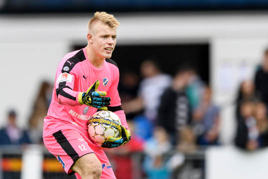 Halmstads målvakt Isak Pettersson