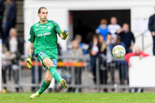 Norrköpings målvakt David Mitov Nilsson