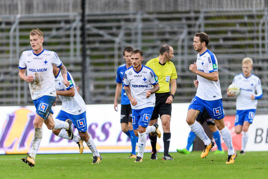 Norrköpings spelare skyndar tillbaks