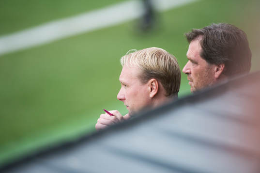 IFK Hässleholms tränarduo Daniel Nilsson och Joakim