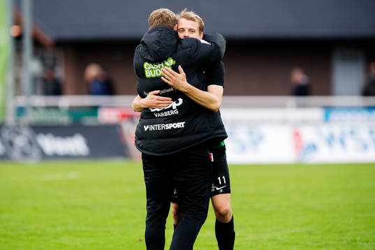 Varbergs Jakob Olsson jublar