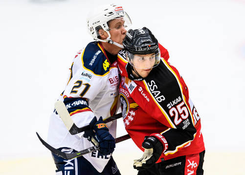 Djurgårdens Andreas Engqvist och Luleås Anton Hedman