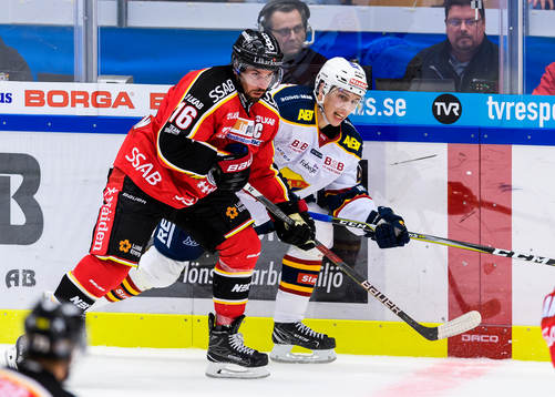 Luleås Niklas Olausson och Djurgårdens Lukas Vejdemo